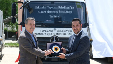 Mercedes-Benz Türk, Eskişehir Tepebaşı Belediyesi’ne 5 adet Atego 1018’i teslim etti