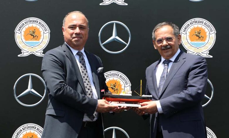 Samsun’a 45 adet Mercedes-Benz Arocs damperli karla mücadele kamyonu