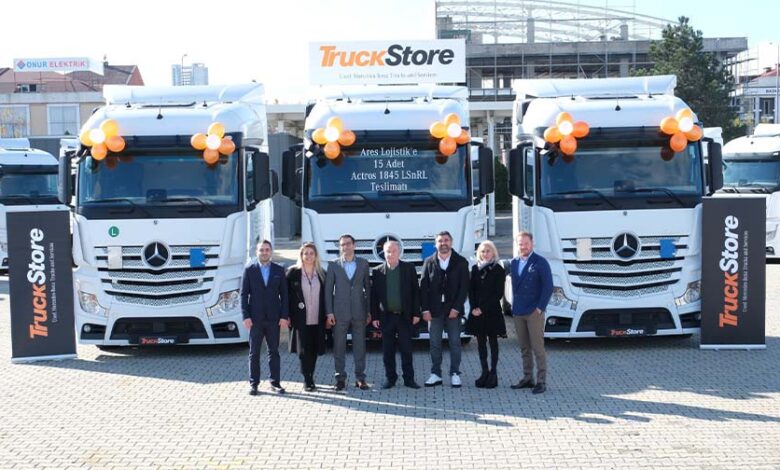 TruckStore'dan Ares Lojistik’e 15 adet Actros 1845 LsnRL teslimatı