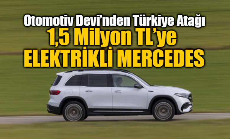 elektrikli mercedes EQ serisi