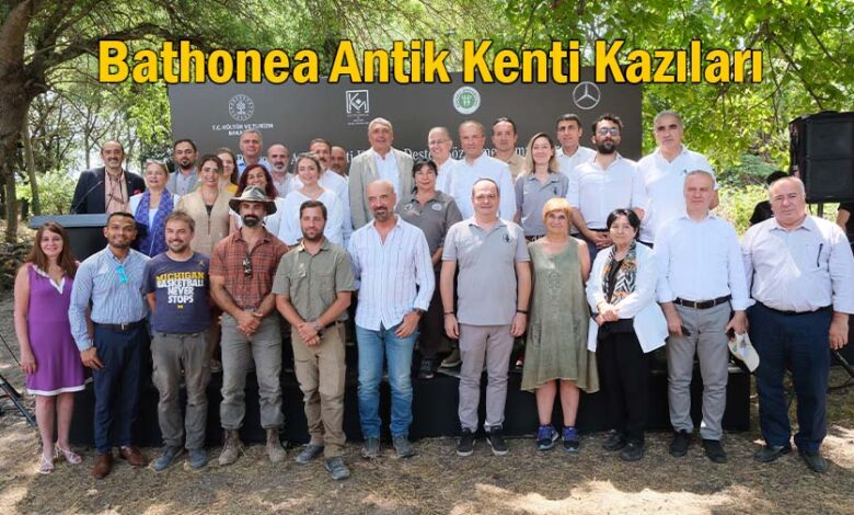 Bathonea Antik Kenti Mercedes-Benz Türk sponsorluğunda gün yüzüne çıkıyor