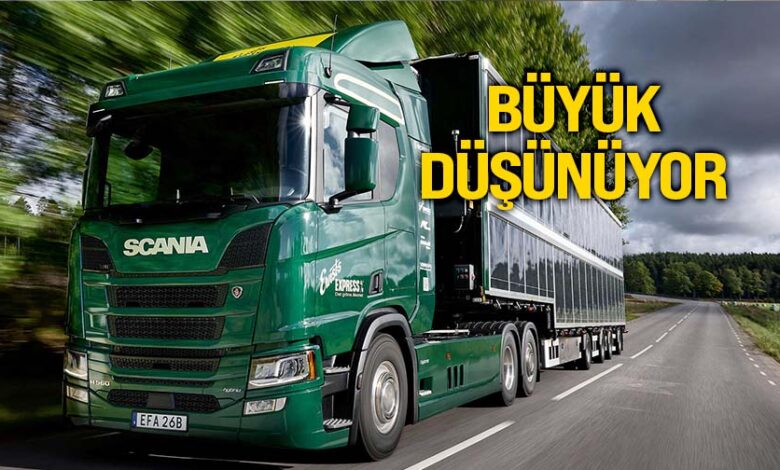 Scania'dan Güneş Enerjisiyle Çalışan Kamyon