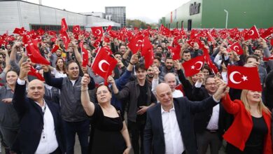 Otokar Çalışanlarından "Cumhuriyet" Yürüyüşü