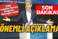 UND Başkanı Çetin Nuhoğlu