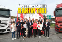 Mercedes'in Sağlık Bakım Tırı'nda uzun yol şoförlerinin Cumhuriyet coşkusu