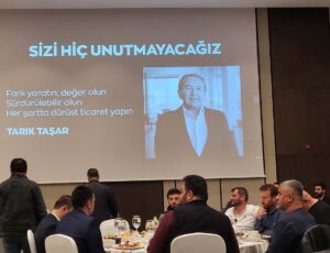 Çetaş, merhum Tarık Taşar için iftar yemeği verdi.