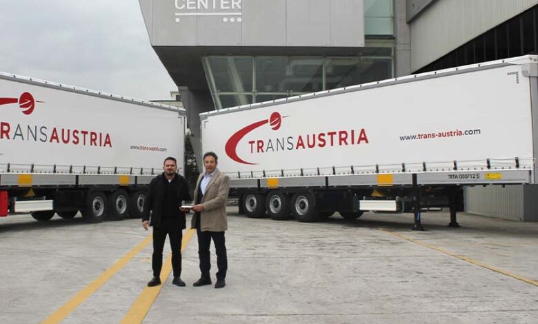 TIRSAN'dan Trans-Avusturya’ya 20 adet Tren Yüklemeli Tenteli Perdeli T.SCS X+ Teslimi 1
