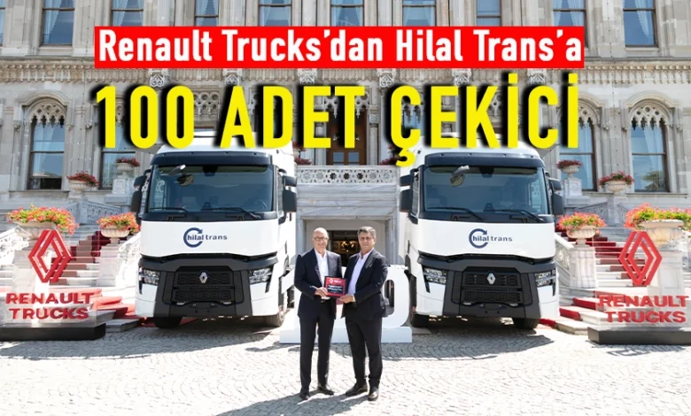 Renault Trucks ve Hilal Trans Arasında 100 Araçlık Anlamlı Teslimat