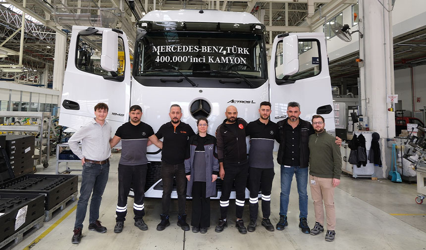 Mercedes-Benz Türk, Aksaray Kamyon Fabrikası’nda 400 Bininci Kamyonunu Üretti 3 Mercedes 400 bin kamyon