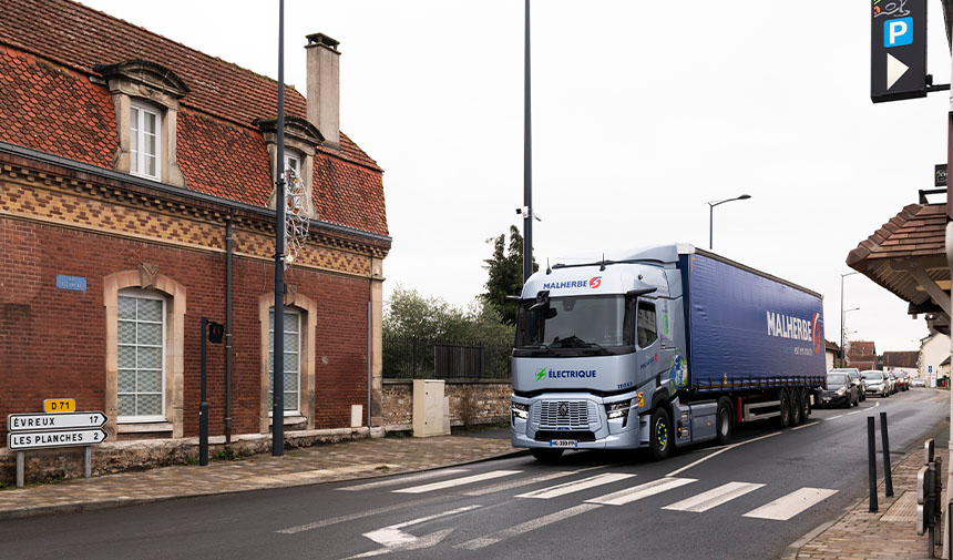 Renault Trucks, Malherbe ile Elektrikli Bir Koridor Kuruyor 2 Renault Trucks lojistik koridoru 2