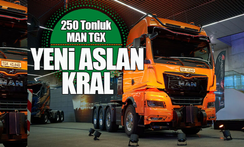 MAN, 250 Tonluk Dev Çekicisini Tanıttı 1